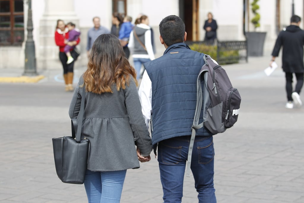 Celebración. Por el Día del Amor y de la Amistad también se decora la ciudad.
