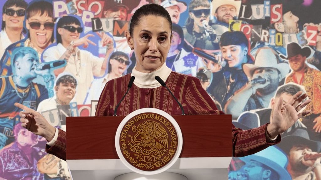 Rechaza Claudia Sheinbaum estar a favor de prohibir corridos tumbados en espacios públicos
