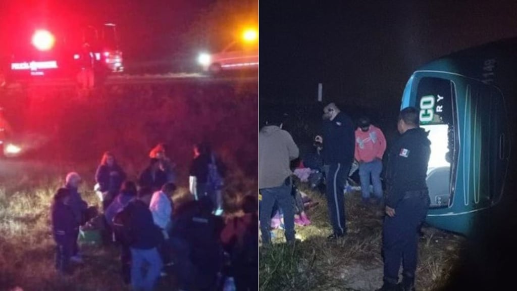 Volcadura de autobús en la Mazatlán-Culiacán deja 17 lesionados