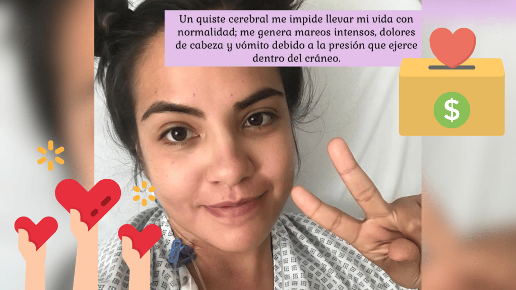 Piden apoyo para Brenda, médica duranguense que requiere cirugía por quiste cerebral