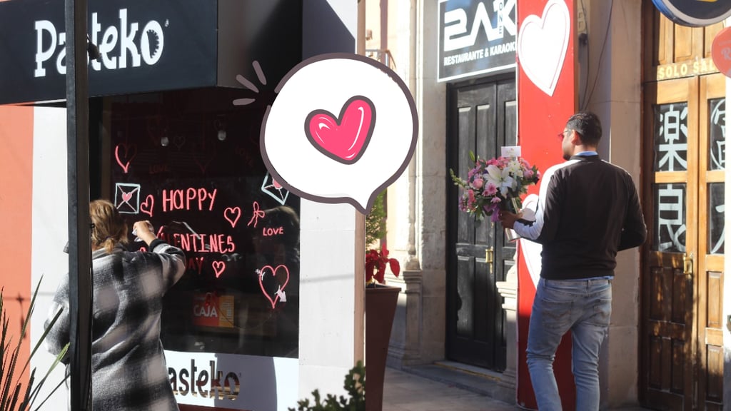 Comercios de Durango, listos para celebración del Día del Amor y la Amistad