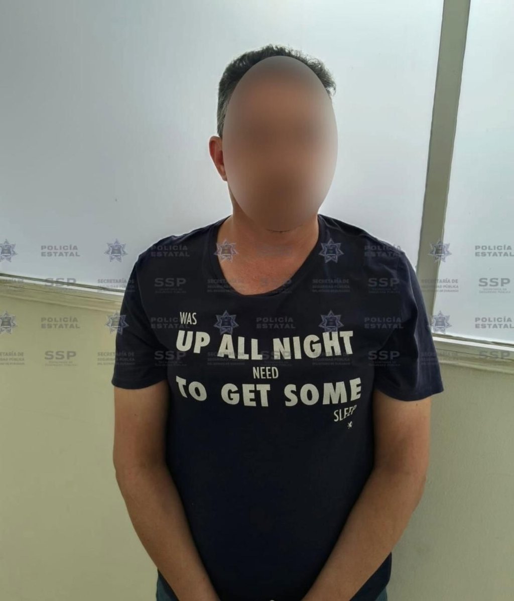 Acción. Policías estatales aseguraron a un  varón con dosis de 'cristal' en la ciudad de Durango.