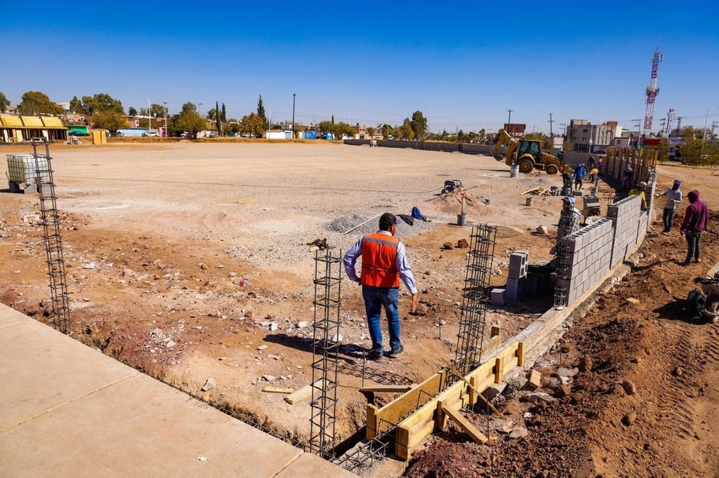 Obras. En la segunda etapa, actualmente en desarrollo, se trabaja en la construcción del estadio.