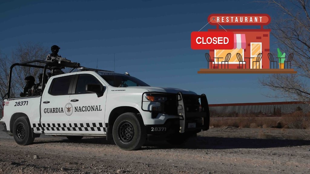 Preocupa a restauranteros la seguridad del país; en Culiacán ya cerraron 30 negocios