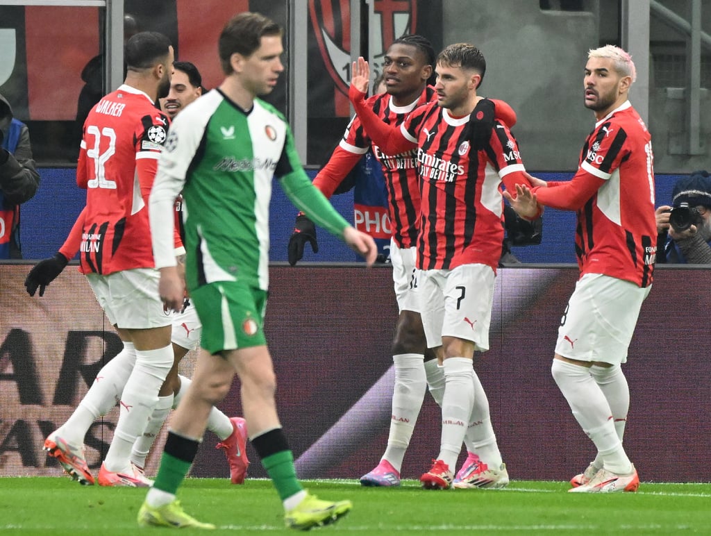 Champions League: Santiago Giménez anota gol, pero el Feyenoord elimina al AC Milan