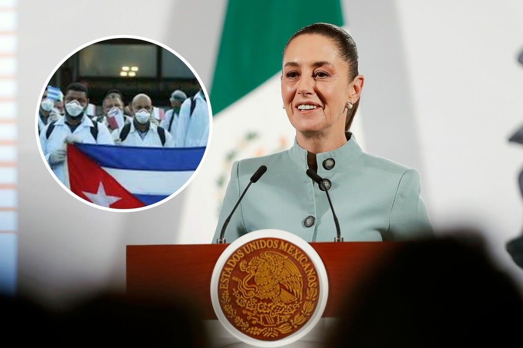 Seguirá la contratación de médicos cubanos, afirmó Sheinbaum