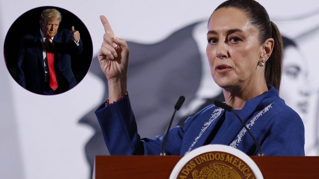 Claudia Sheinbaum afirma no tenerle miedo a Donald Trump