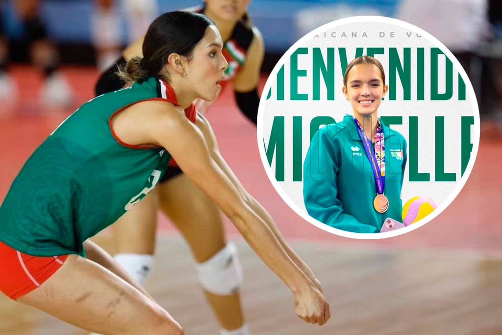 Voleibolista duranguense Michelle Lizárraga jugará en la Liga Mexicana de Voleibol Femenil