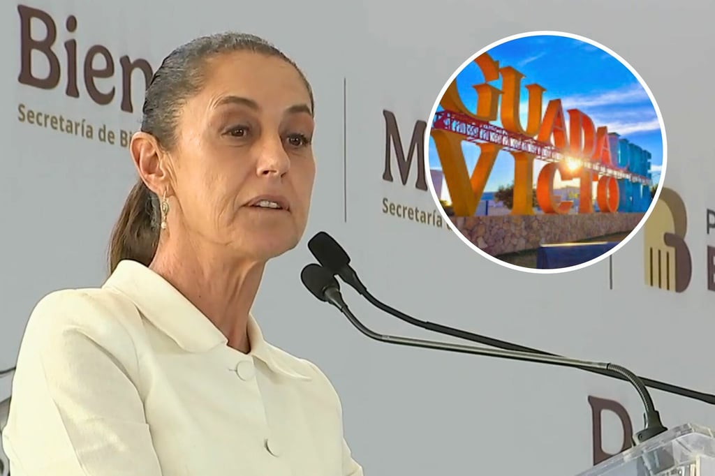 Anuncia Sheinbaum, en Guadalupe Victoria, acciones en beneficio de Los Llanos