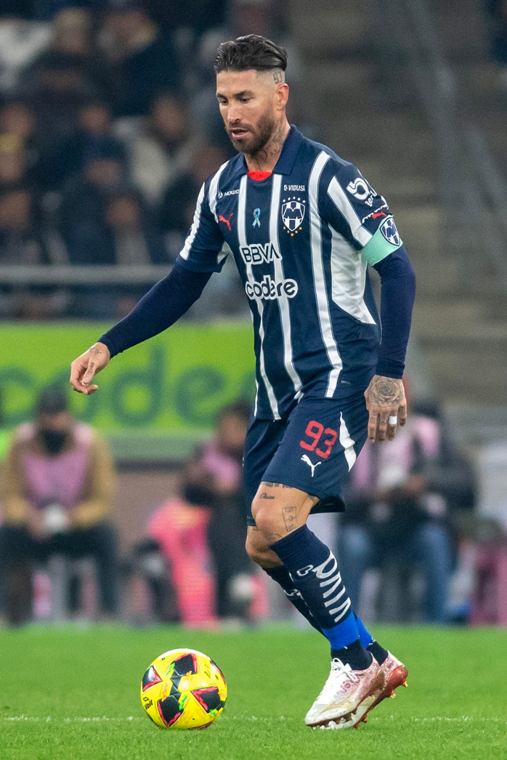 Debut. Una buena impresión dejó Sergio Ramos en su debut con los Rayados del Monterrey en la Liga MX.