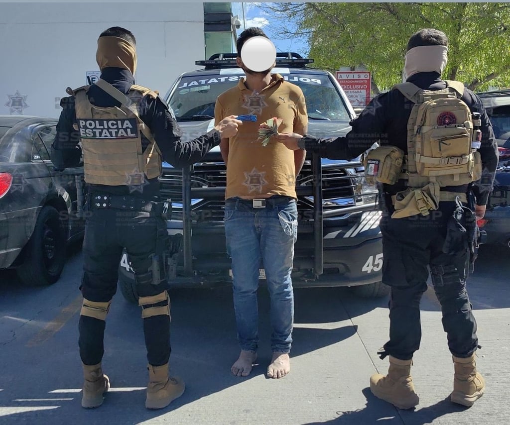 Acción. En el operativo Dragón detuvieron a un sujeto que intentaba robar dinero de una miscelánea.