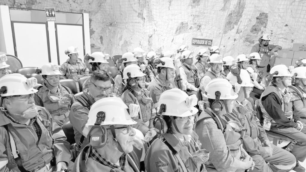 Velardeña. La mina en Cuencamé es la mayor productora de zinc en Durango y recibió a geólogos de todo el país.