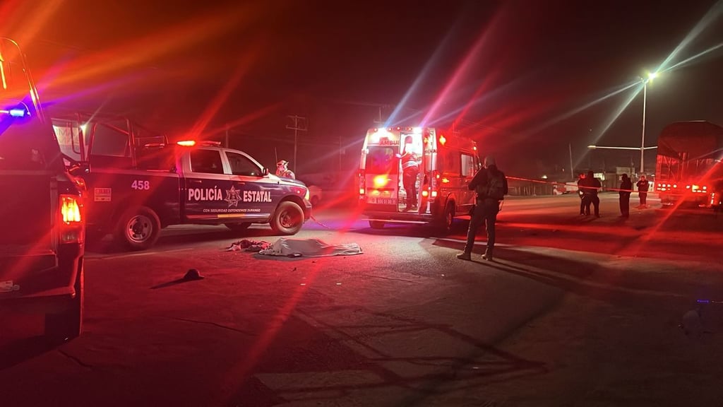 Colisión. La versión oficial establece que la motocicleta chocó contra  el costado del camión, saliendo proyectada la unidad y sus tripulantes.