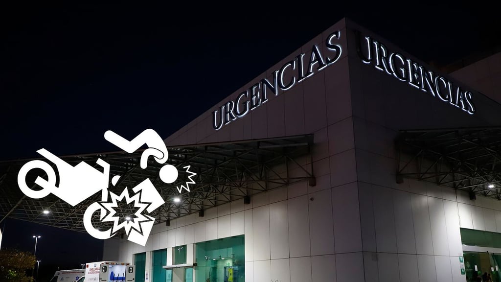 Hospitalizan a joven que resultó lesionado en accidente de motocicleta