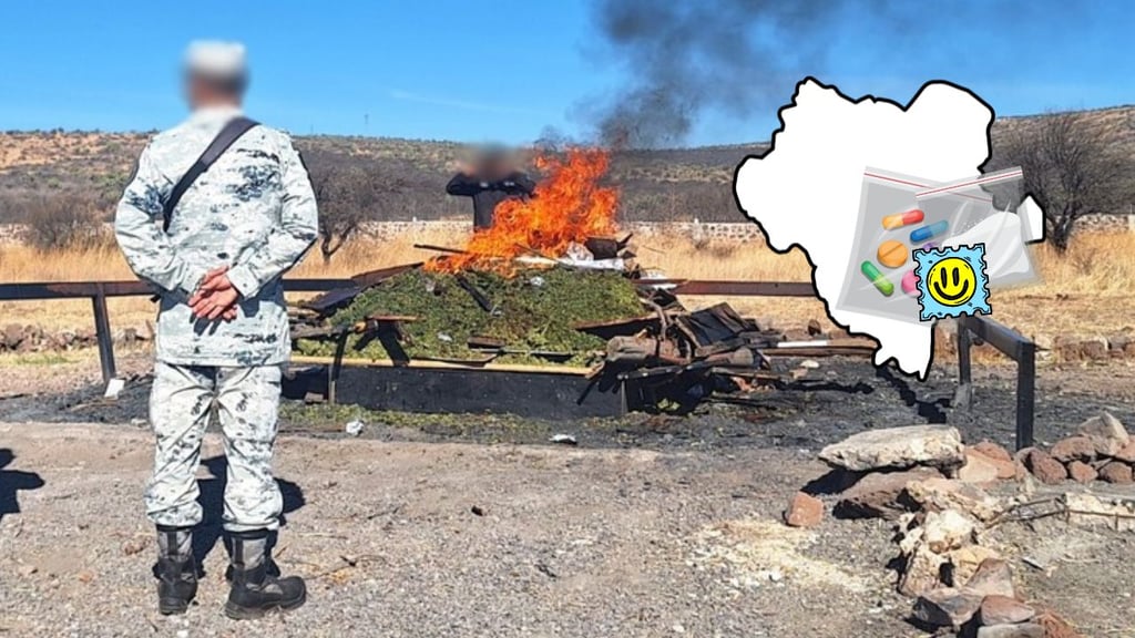 Incineran más de 130 kilos de droga que fueron decomisados en Durango