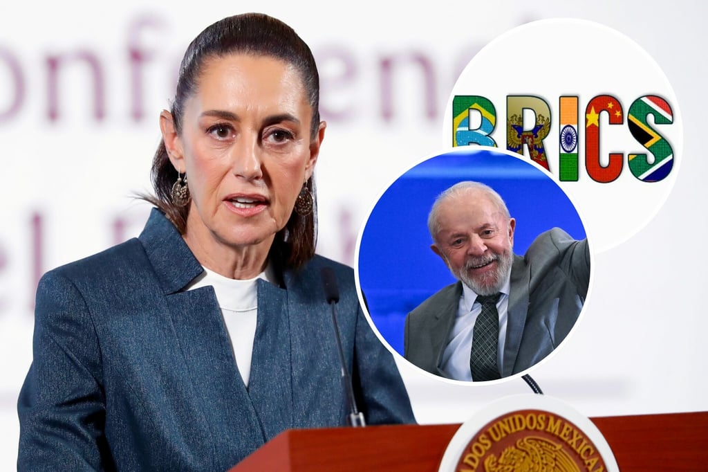 BRICS: 'Estamos definiéndolo', responde Sheinbaum ante invitación a la cumbre por Lula da Silva
