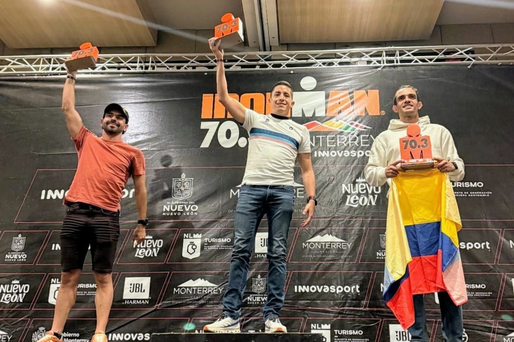El duranguense César Cárdenas gana Ironman en Monterrey