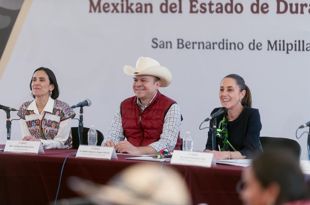 Detalles. 'Durante su gira por Durango, la Presidenta identificó una gran oportunidad para desarrollar este parque solar. Le gustó mucho la zona de la salida a Guadalupe Victoria, cerca del aeropuerto, y un área del municipio de Tlahualilo', explicó el mandatario.