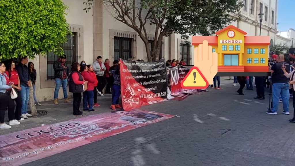 Cocopo anuncia paro laboral en 15 escuelas de Durango