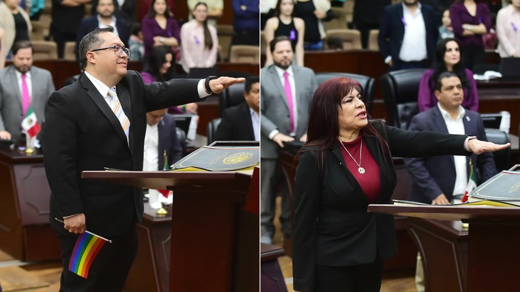 Tras solicitud de licencias, 2 nuevos diputados rinden protesta en el Congreso de Durango