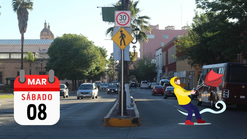 Sábado con rachas de hasta 90 km/h en Durango: así será el clima este 8 de marzo