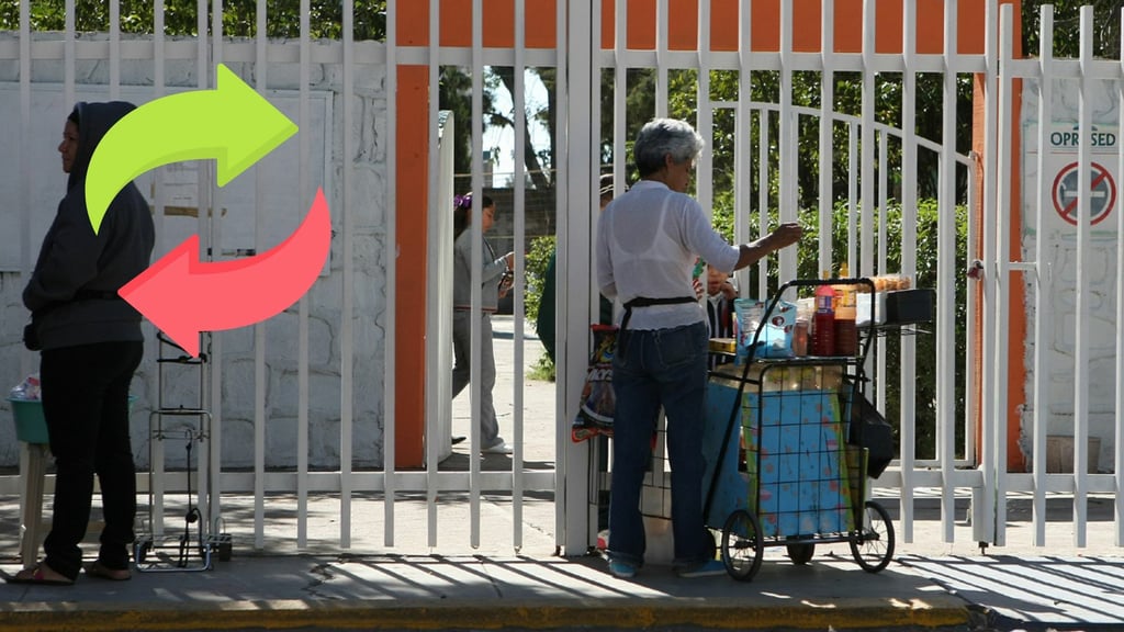 Tras prohibición, puestos de 'comida chatarra' en escuelas de Durango tendrán que cambiar de giro