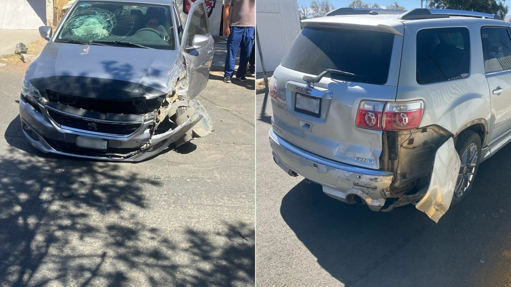Choque de camioneta y vehículo en avenida Universidad dejó daños materiales