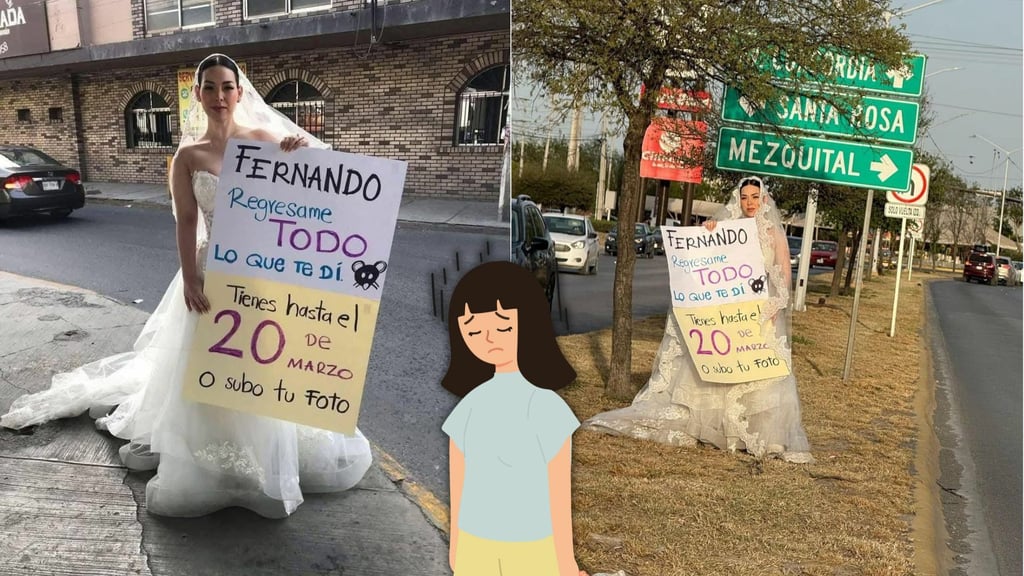 ‘Vestida y alborotada’, novia denuncia que su organizador de boda la estafó con 200 mil pesos