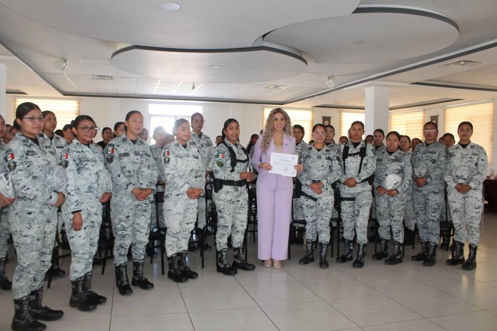 El Instituto Municipal de la Mujer capacita a elementos de la Guardia Nacional