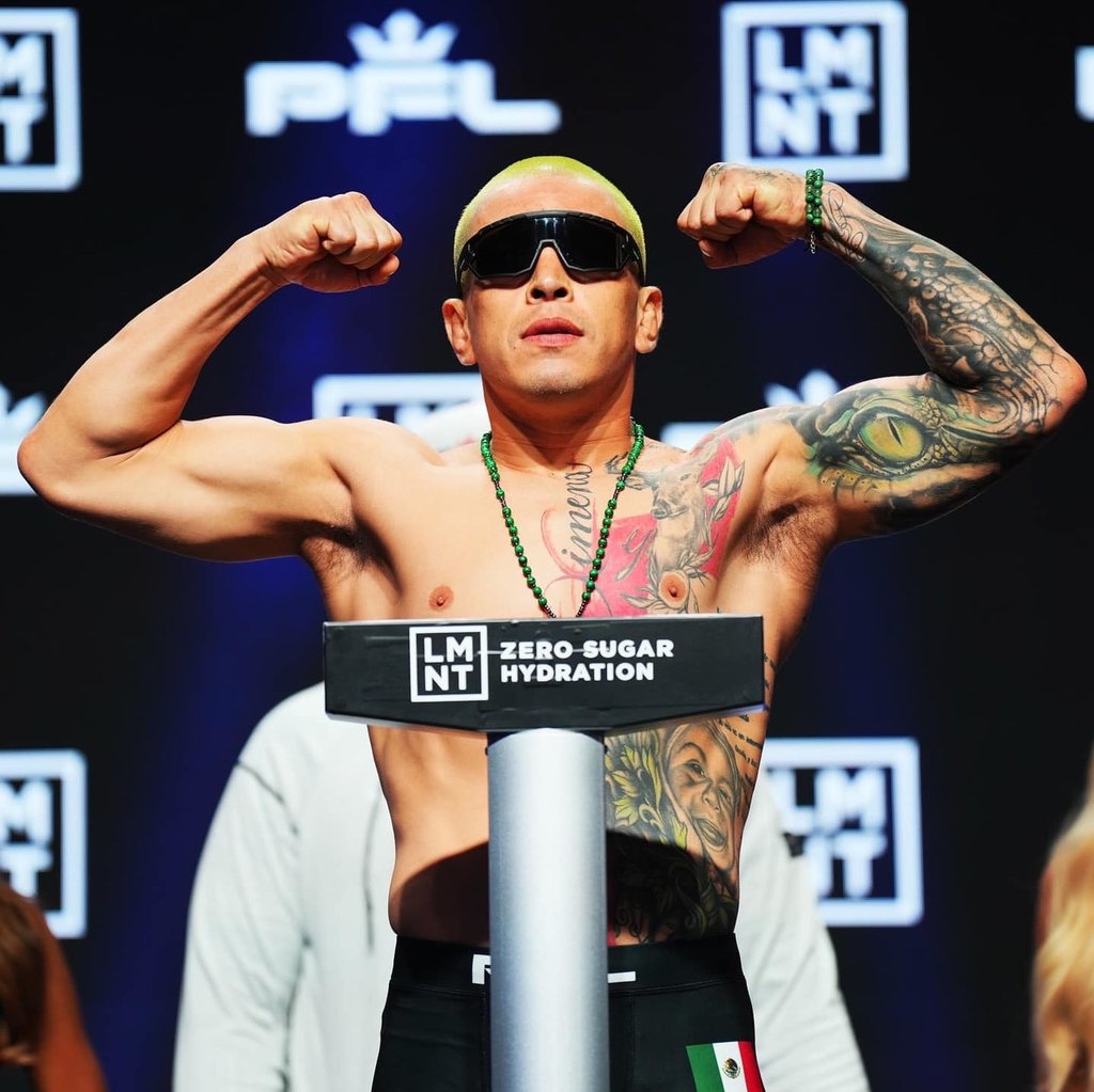 Preparación. El peleador de MMA, el duranguense, Sergio 'Drako' Cossio, tendrá un combate el 18 de abril en Estados Unidos.