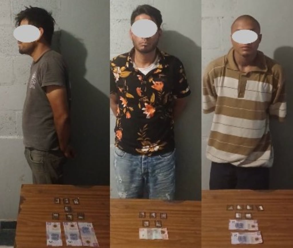 Procedimiento. Los detenidos, la droga y el dinero fueron puestos a disposición del Ministerio Público.