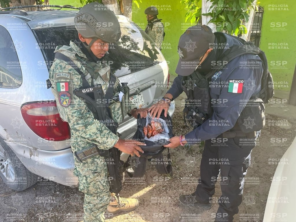 Labor. La Fuerza Metropolitana aseguró un mochila con marihuana en Gómez Palacio.