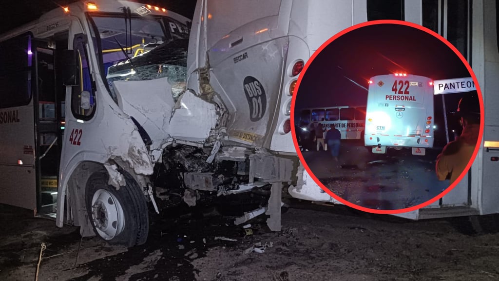 Camiones 'maquileros' chocan entre sí, en la Durango-México; hay 6 lesionados