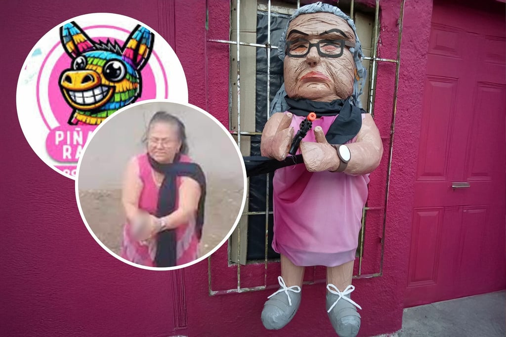 Así es la piñata de la 'abuelita sicaria' de Chalco, estas son las reacciones en redes sociales