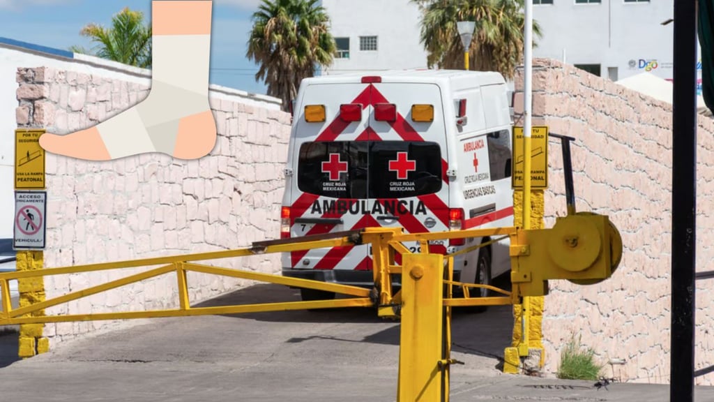 Menor resulta herido al pisar una pieza metálica cuando jugaba con su hermano