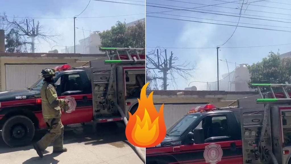 Flamazo provoca incendio en un domicilio de la colonia Héctor Mayagoitia