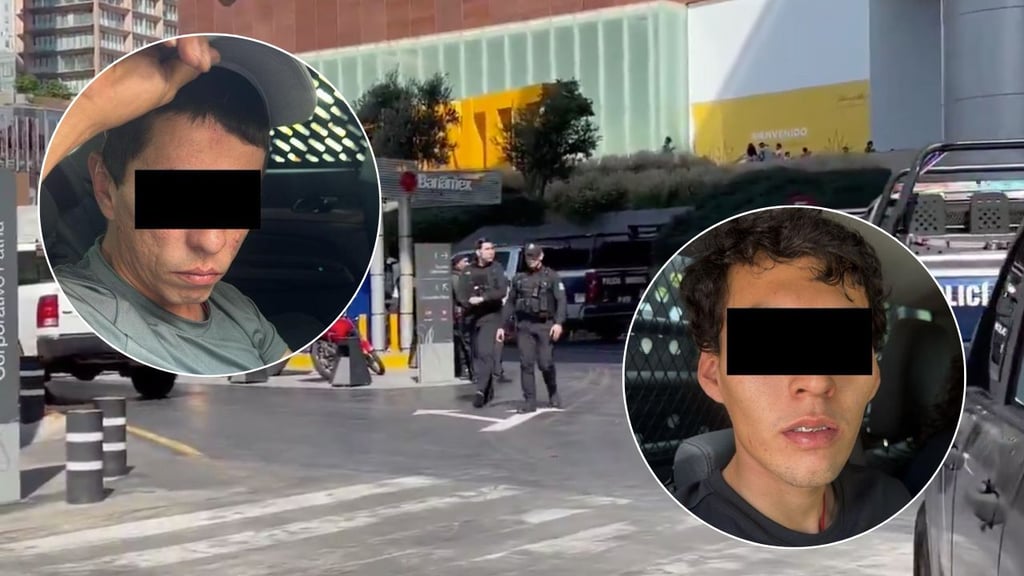 Detienen a 2 presuntos responsables de doble homicidio en plaza comercial de Zapopan
