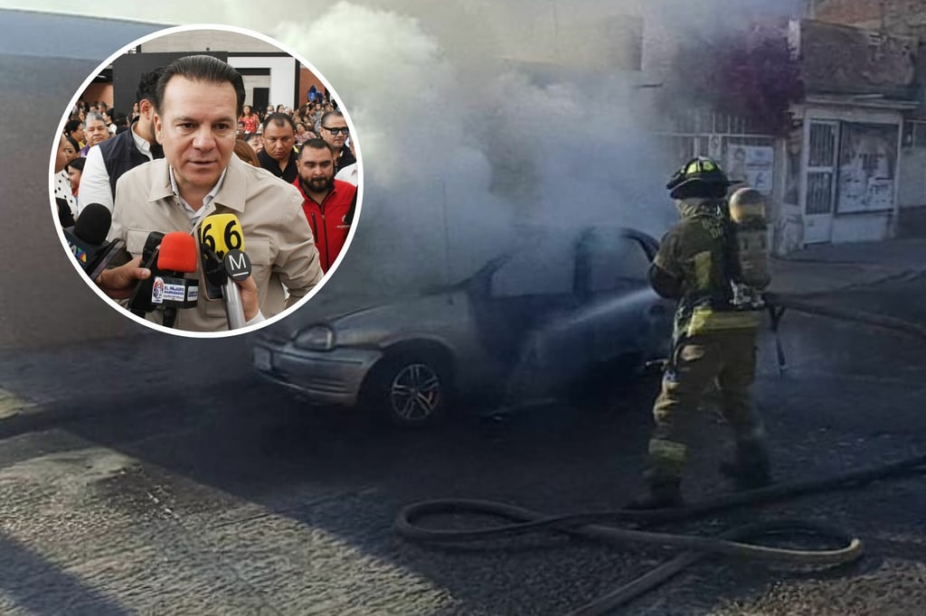 Indagan incendio de vehículos en calles de Durango; 'llama la atención' tres casos, en pocas horas