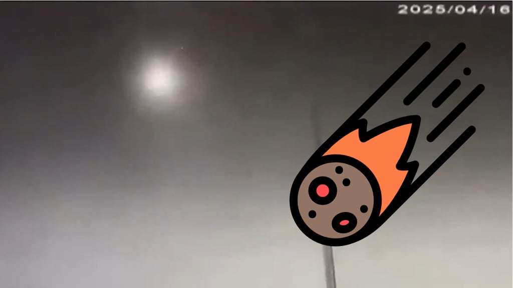 Captan momento exacto de la explosión que causó un meteorito en México | VIDEO