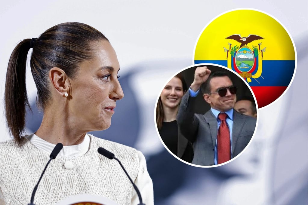 'Fue muy dudoso el triunfo de Daniel Noboa'; Sheinbaum descarta reanudar relaciones con Ecuador