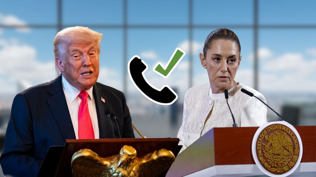 'Muy productiva', así califica Sheinbaum la llamada que tuvo con Trump