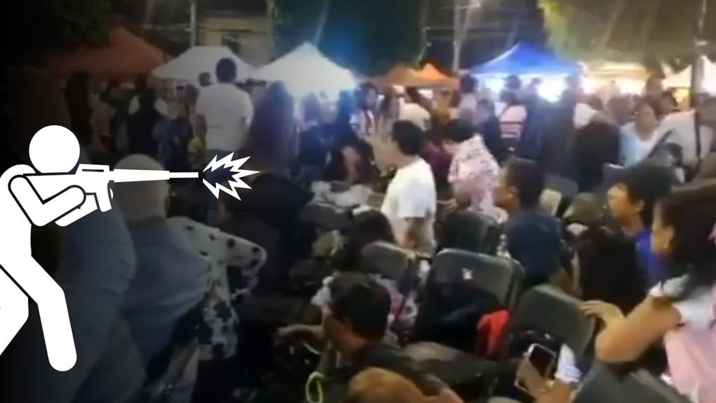Pistoleros irrumpen en representación de la Última Cena; una mujer murió | VIDEO