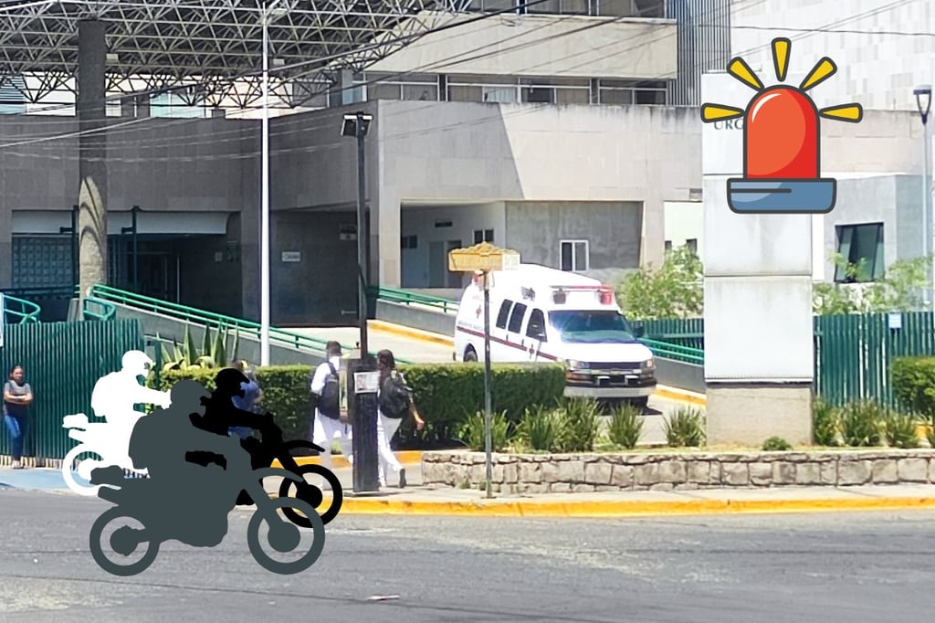Tres motociclistas resultaron lesionados en hechos distintos; son atendidos en el IMSS