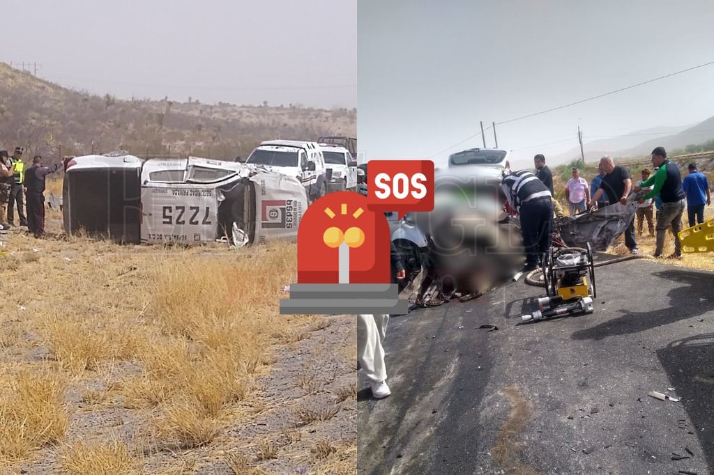 Reportan al menos 11 personas lesionadas en accidente en carretera Durango-Gómez Palacio