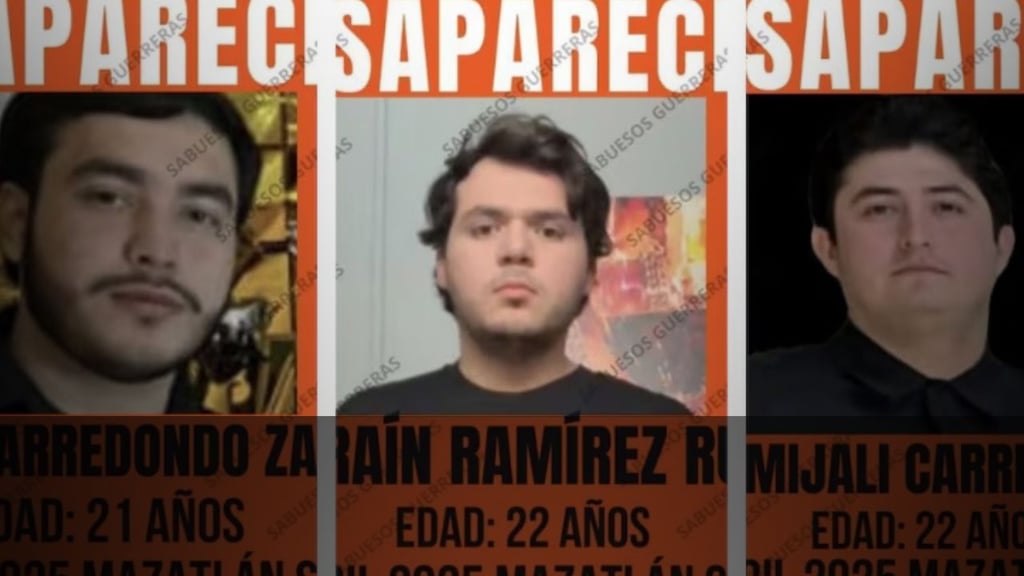 Desaparecen tres jóvenes turistas en las playas de Mazatlán