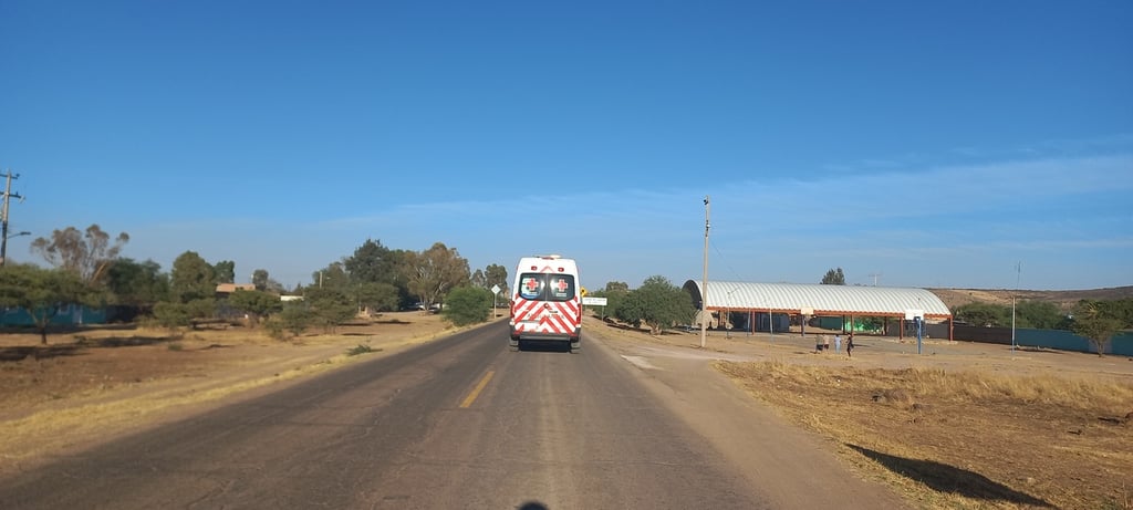 Hecho. En el municipio de Chalchihuites, Zacatecas, un hombre fue baleado, lo trasladaron a Durango para su atención.