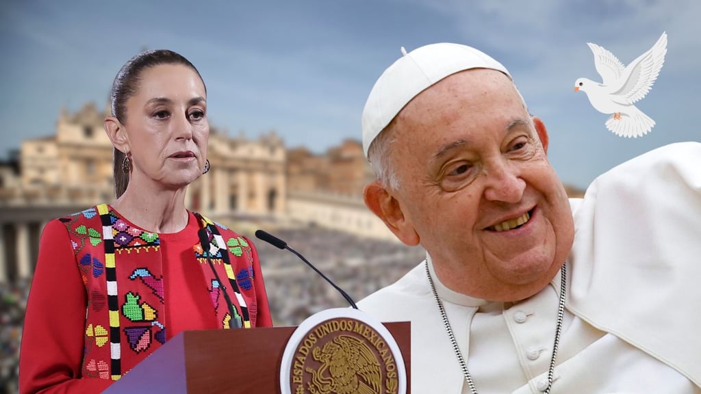 Sheinbaum comparte fotografía con Papa Francisco y lamenta su fallecimiento