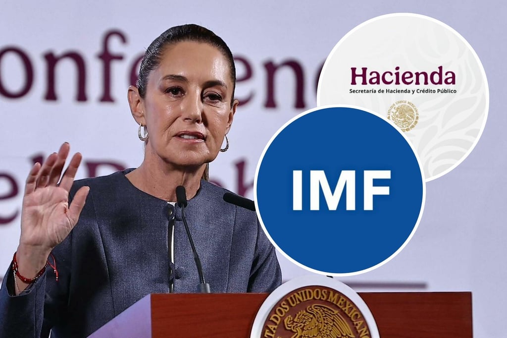 'Estaban acostumbrados a decir qué hacer a cada país'; Sheinbaum difiere con proyecciones del Fondo Monetario