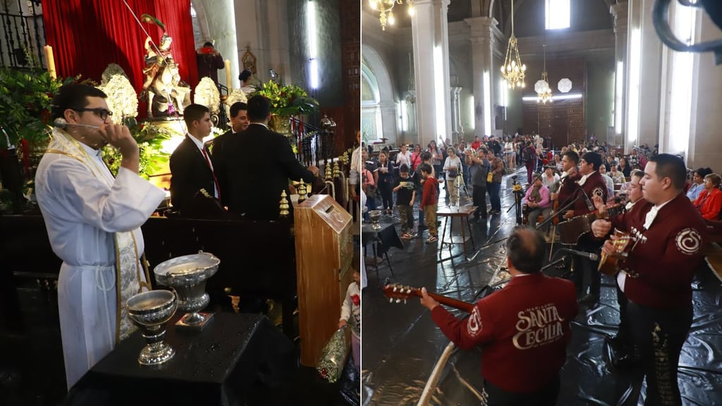 Sigue vigente la devoción a San Jorge, santo patrono de la ciudad de Durango