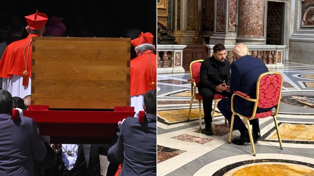 Funeral del papa Francisco reúne frente a frente a Trump y Zelenski en el Vaticano